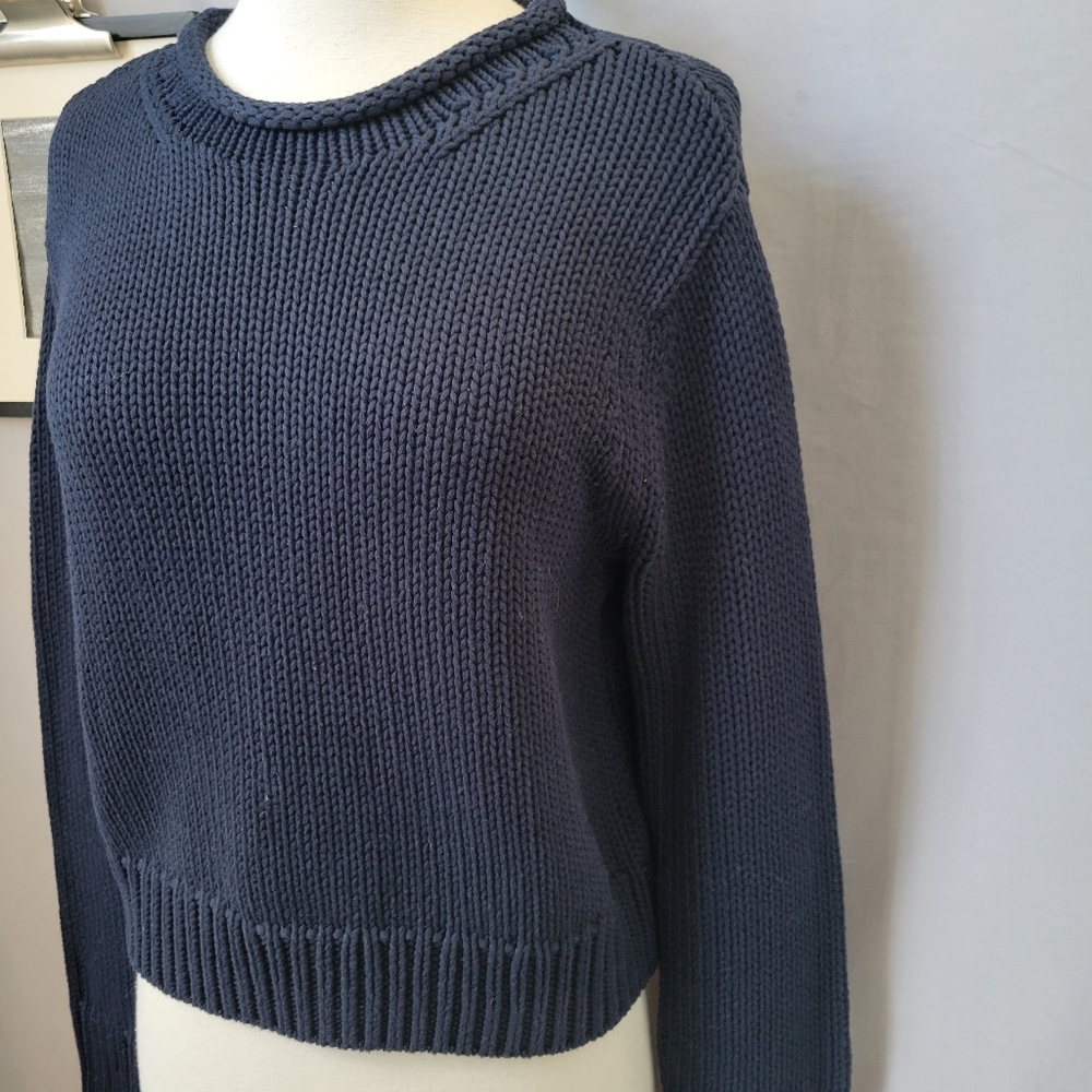 Women's Navy Sweater - Picture 11 of 16